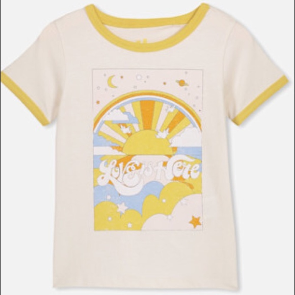 Girls 2T tee shirt vintage